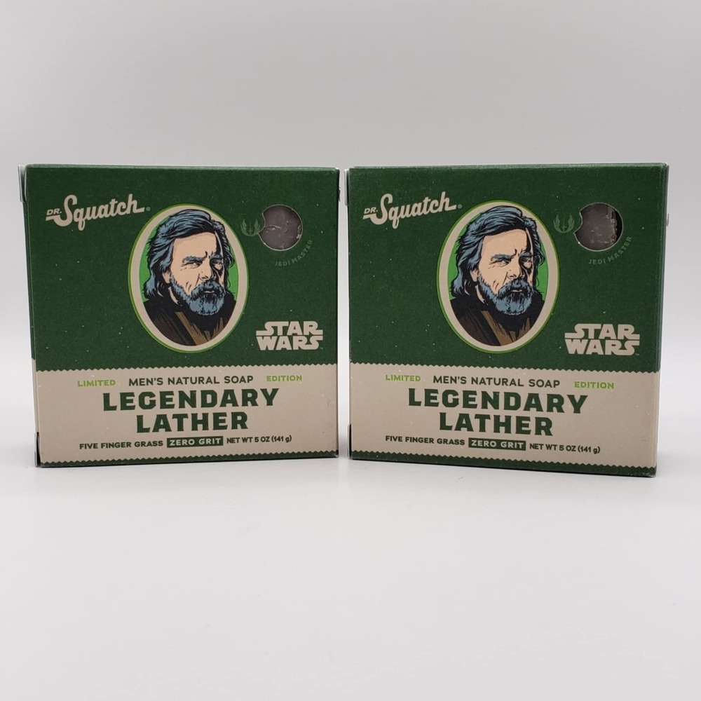 Dr. Squatch Disney Star Wars Legendary Lather Ltd Ed Natural Bar Soap 5oz - 2 Pk